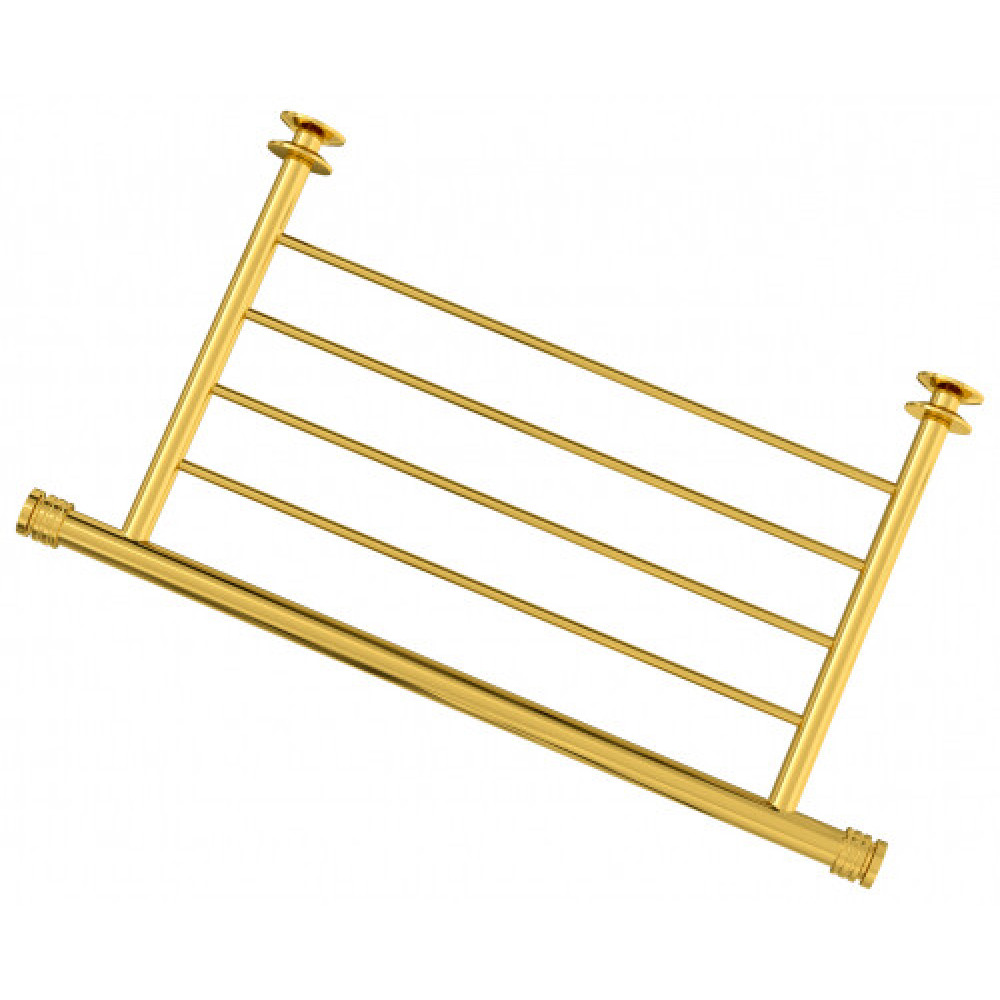 Полка, Сунержа, прямая 4П, ш 370, материал-нержавеющая сталь, цвет-золото