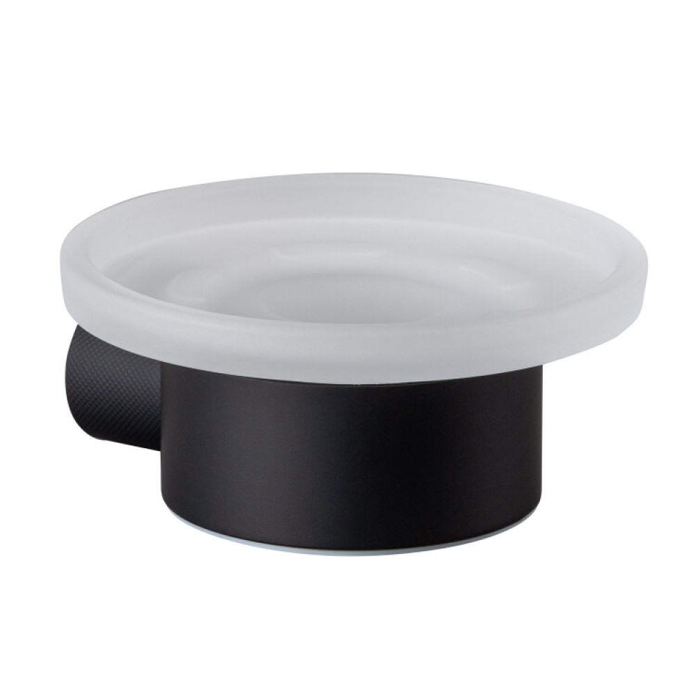 Мыльница, Splendy, Passion, шгв 110*111*49, цвет-черный матовый