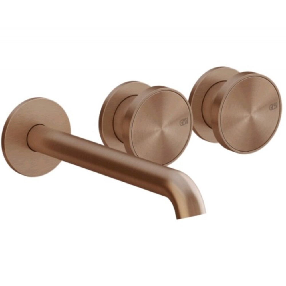 Смеситель для раковины, Gessi, Origini, цвет-Copper Brushed PVD