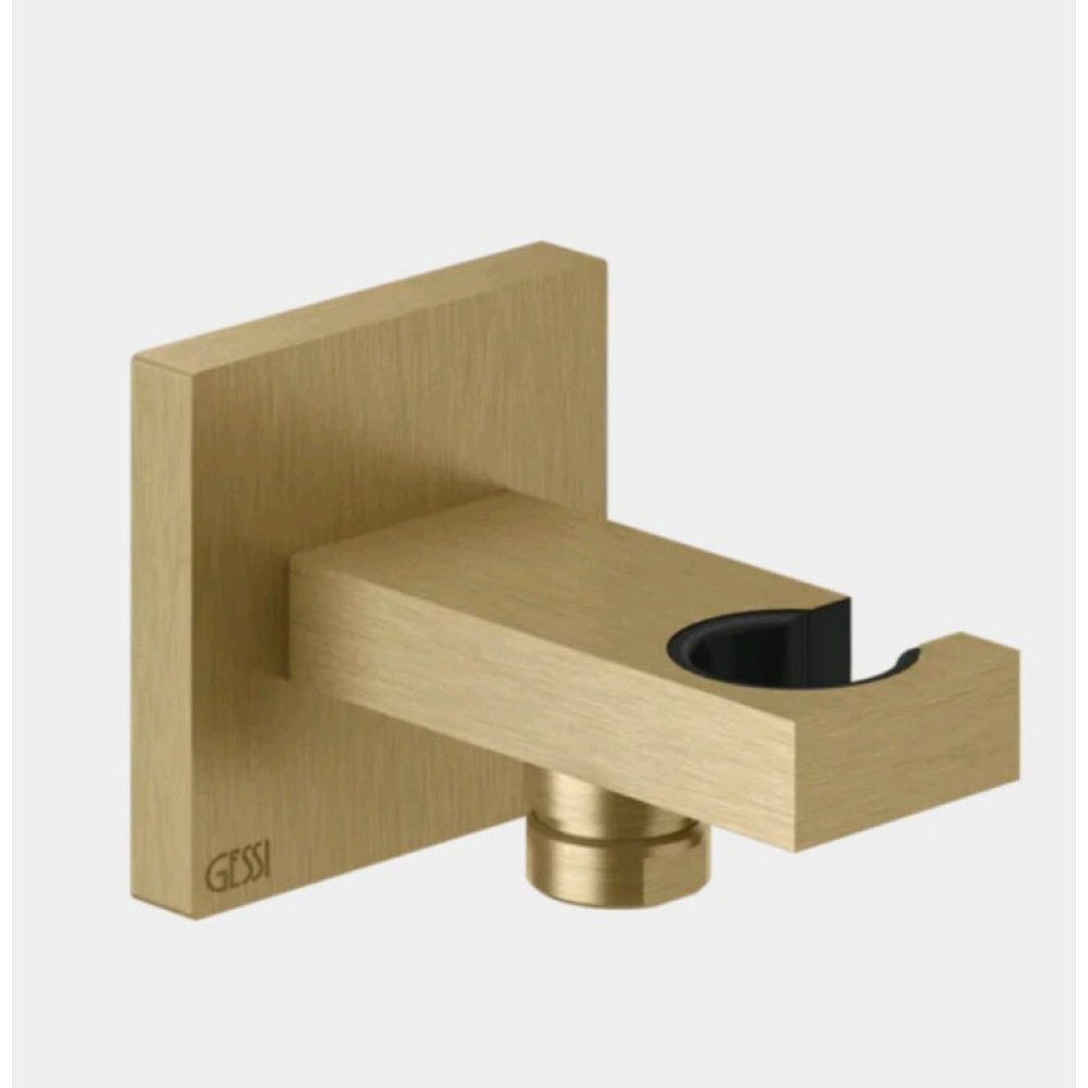 Шланговое подсоединение, Gessi, Rettangolo shower, цвет-Warm Bronze Br. PVD