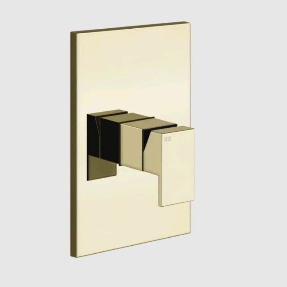 Смеситель для душа, Gessi, Rettangolo, на 1 потребитель, цвет-Brass PVD