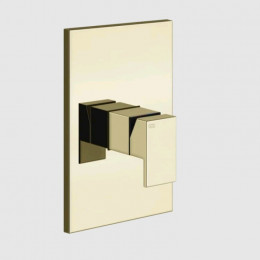 Смеситель для душа, Gessi, Rettangolo, на 1 потребитель, цвет-Brass PVD