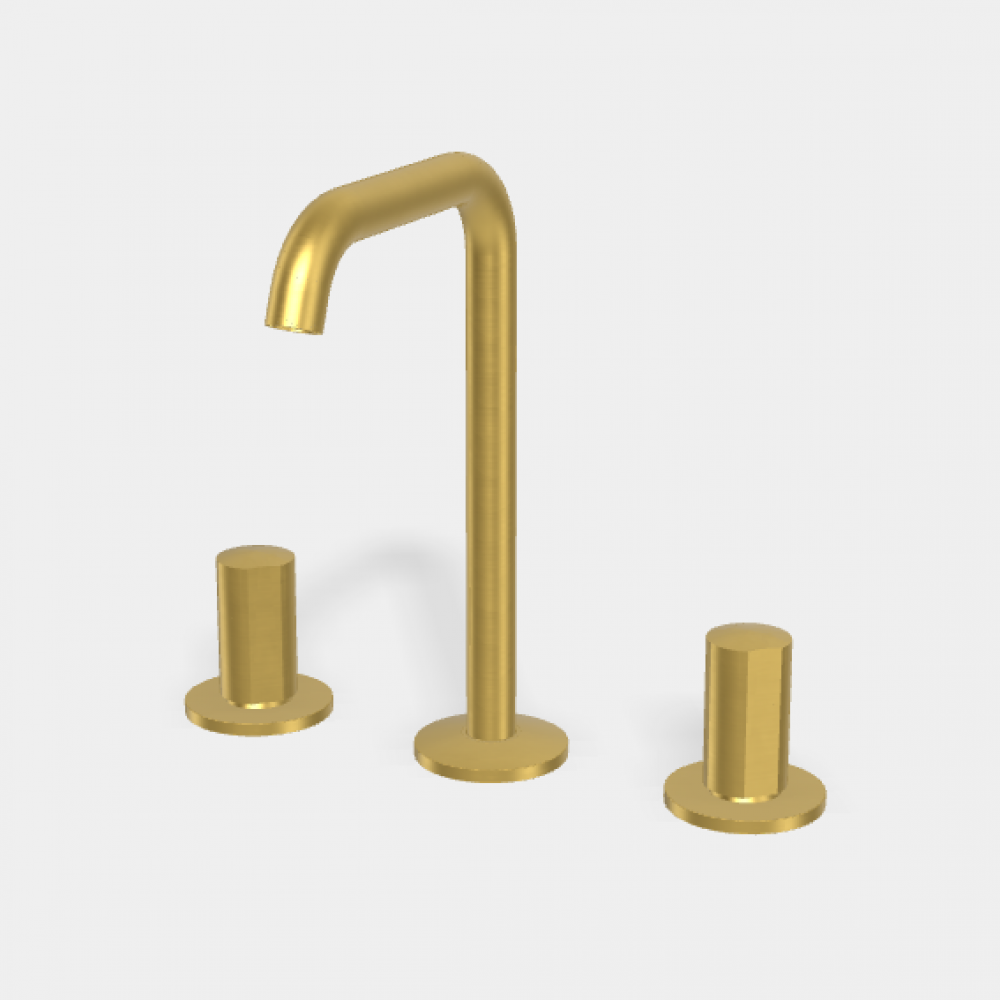 Смеситель для раковины, Fima Carlo Frattini, So, цвет-золото брашированное