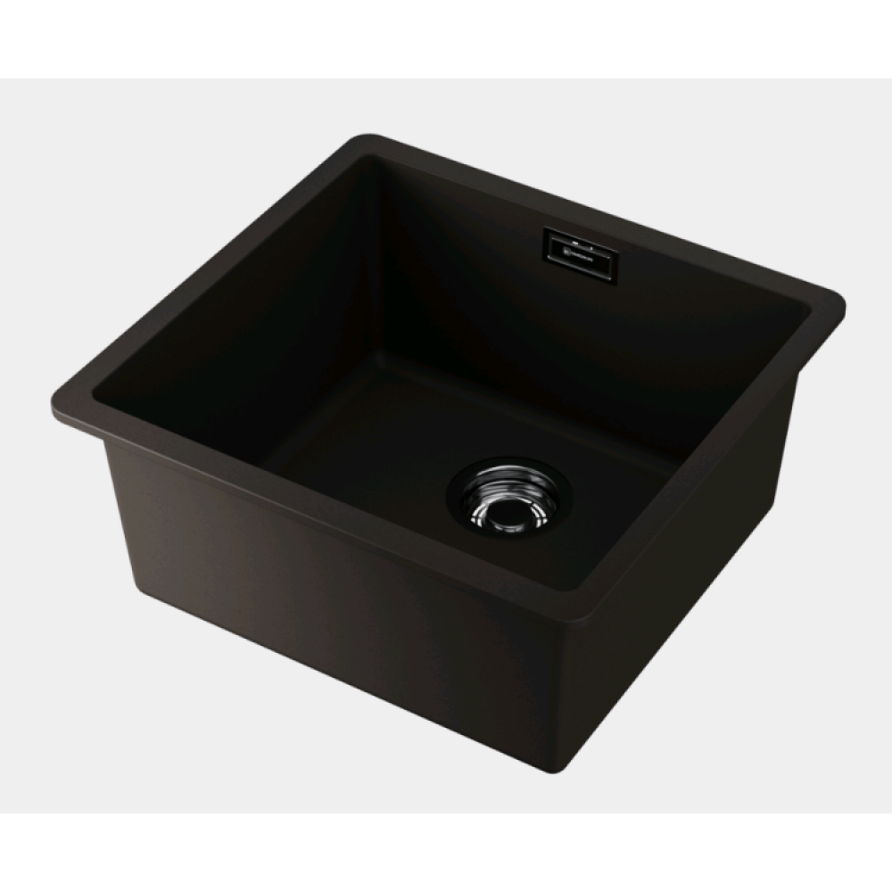 Мойка, Omoikiri, Kata, шгв 440*420*220, отверстия для смесителя-отсутствуют, цвет-espresso