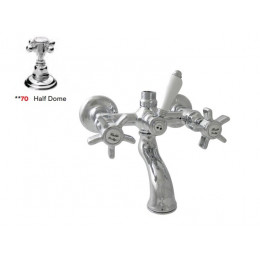 Смеситель для ванны и душа, Nicolazzi, Half Dome, цвет-Chrome