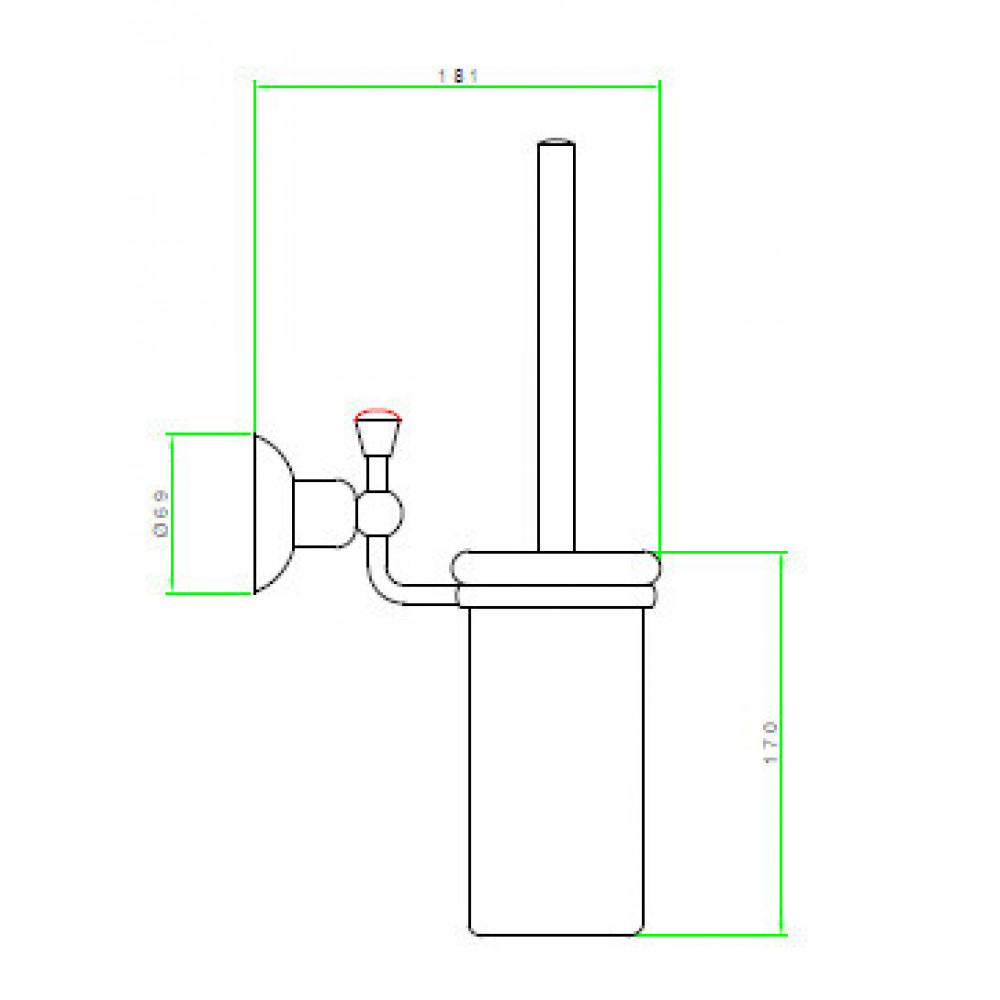 Ёршик, Nicolazzi, Cristallo Di Rocca, гв 181*170, цвет-Antique Gold
