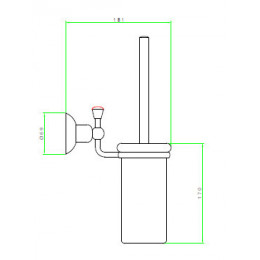 Ёршик, Nicolazzi, Cristallo Di Rocca, гв 181*170, цвет-Antique Gold