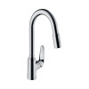 Смеситель для кухни, Hansgrohe, Focus M42, цвет-хром
