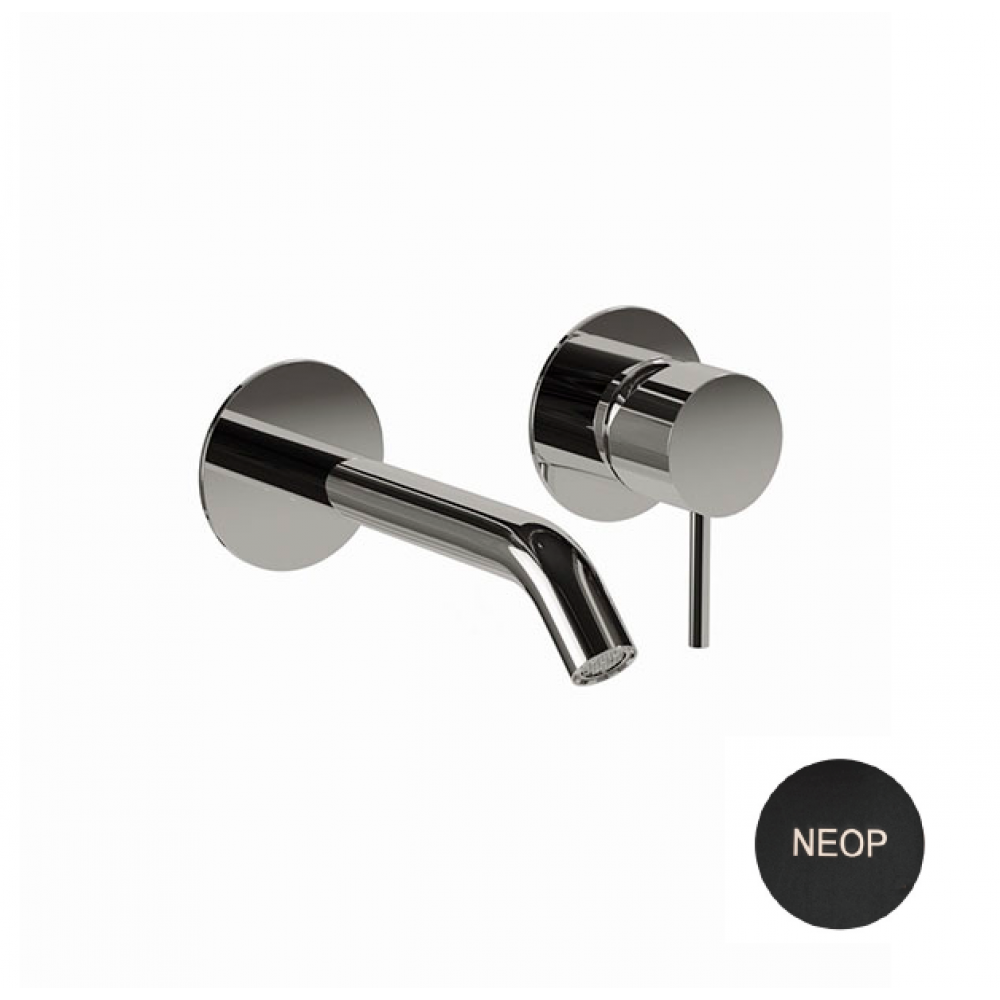 Смеситель для раковины, Carimali, ILTONDO, цвет-черный матовый