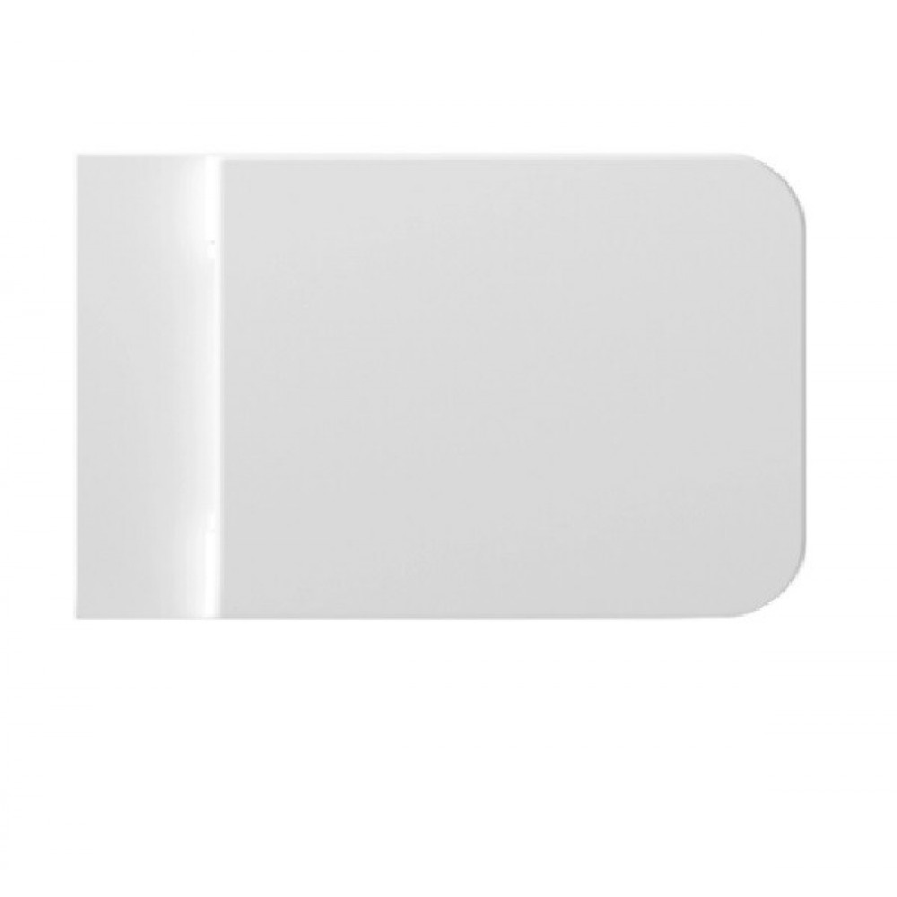 Сиденье для унитаза, Alice, Hide, шг 355*460, цвет-белый матовый