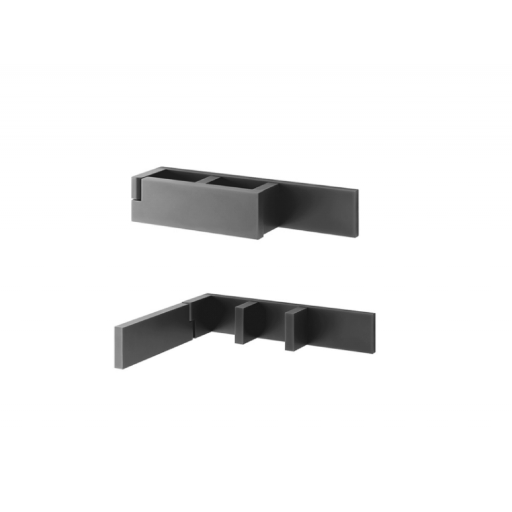 Смеситель для ванны и душа, Fantini, AK/25, цвет-Matt Gun Metal PVD