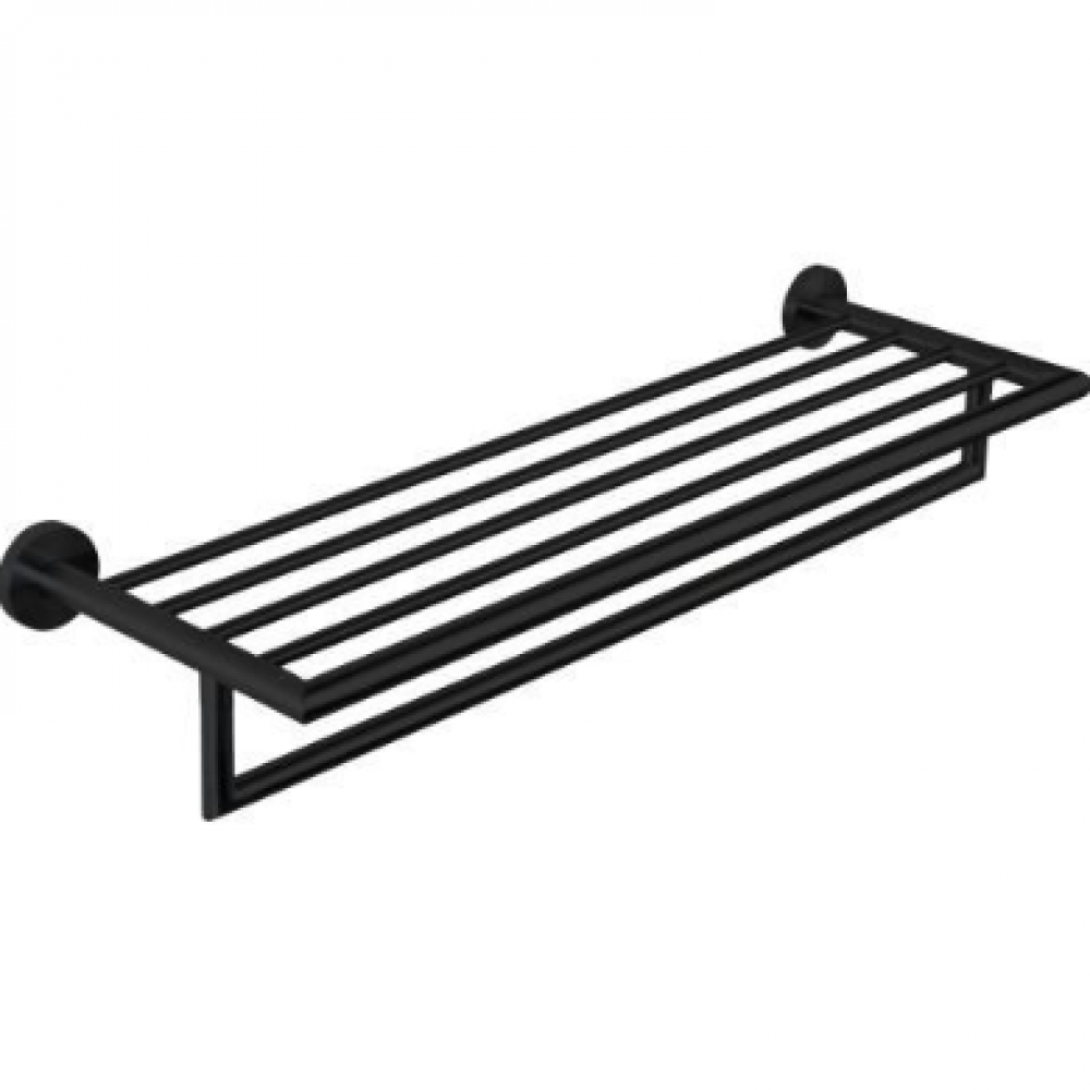 Полотенцедержатель, Nofer, Niza, шгв 655*221*108, цвет-черный (Black, Pure Black)