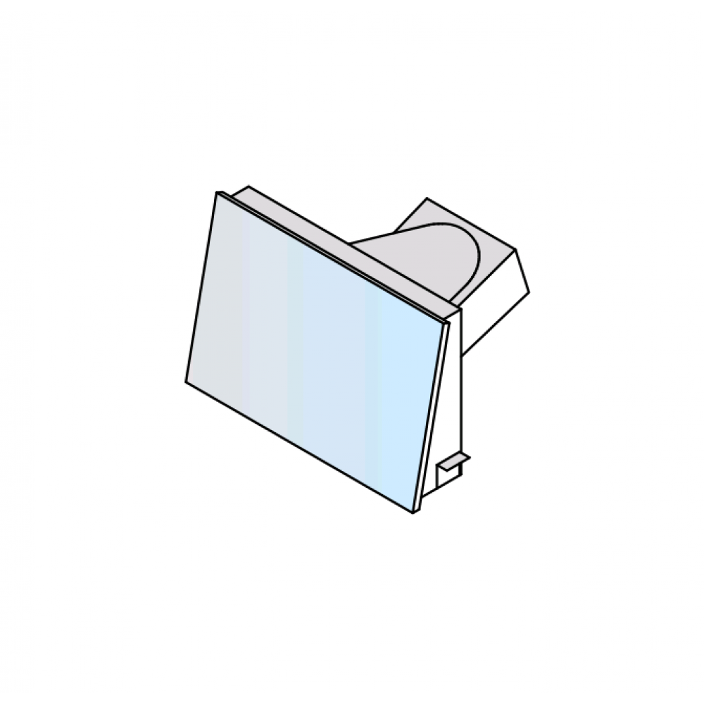 Распылитель пара, Effe, Nuvola Smart Glass, 2шт, передняя секция из стекла