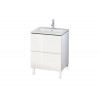 Тумба под раковину, Duravit, L-Cube, шгв 620*481*856, раковина-необходимо заказать, цвет-белый глянцевый лак
