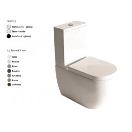 Сливной бачок, CIELO, Smile Mini, шгв 340*140*420, цвет-Basalto