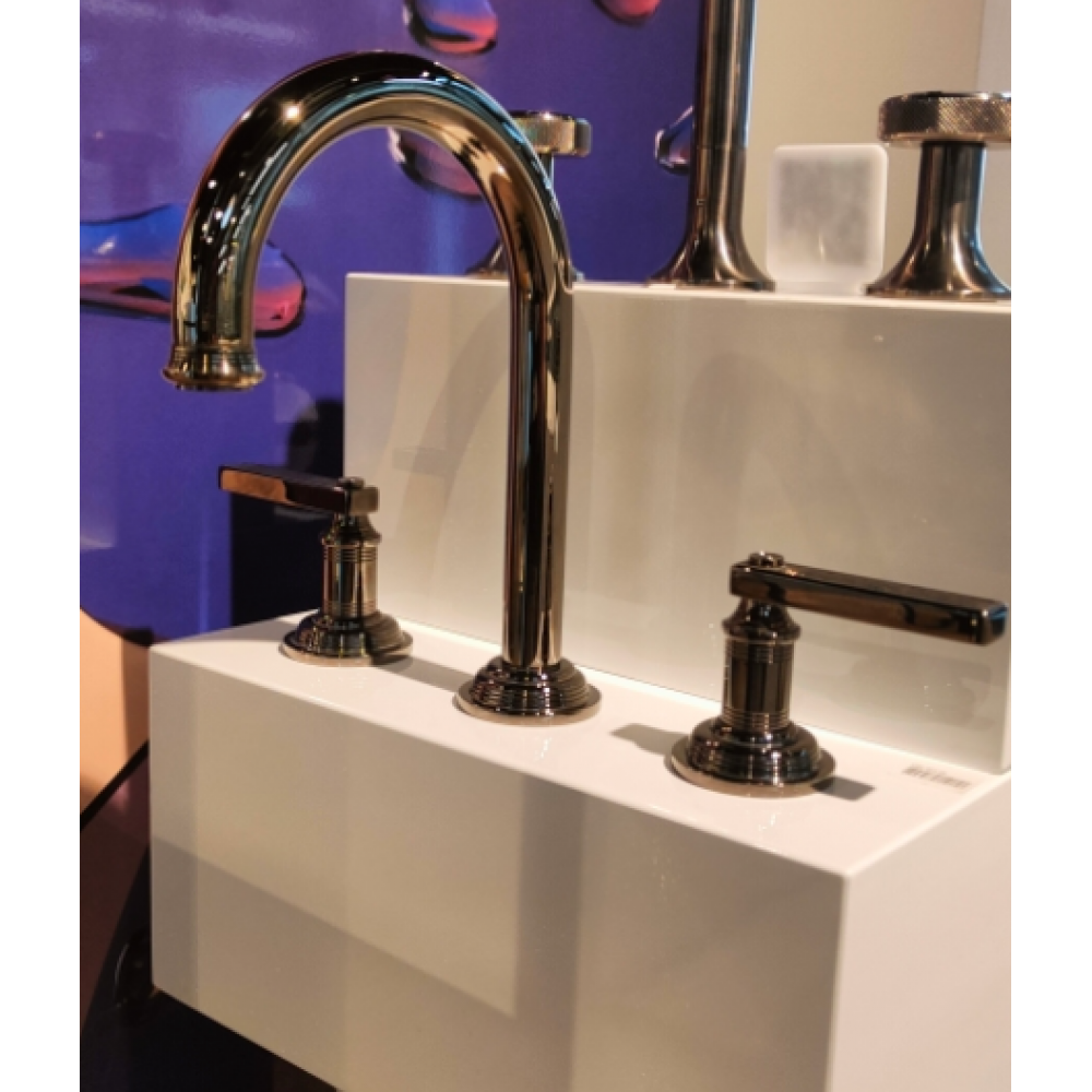 Смеситель для раковины, THG, West Coast Lever Handle, цвет-Black Nickel