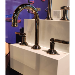 Смеситель для раковины, THG, West Coast Lever Handle, цвет-Black Nickel