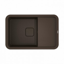 Мойка, OMOIKIRI, Tasogare, шгв 780*510*210, отверстия для смесителя-4 промаркированных, цвет-темный шоколад