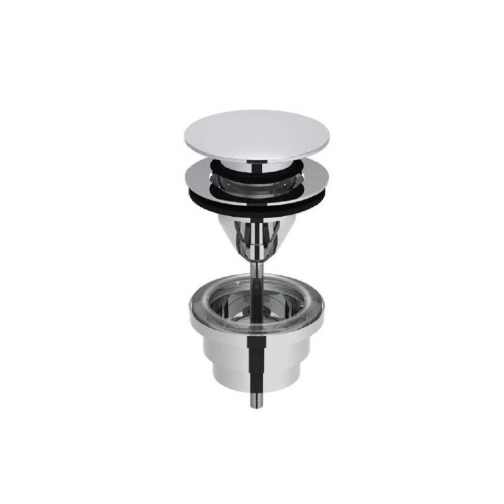 Донный клапан, Dornbracht, 1 1/4, диаметр, мм-63, для раковины, цвет-матовая платина