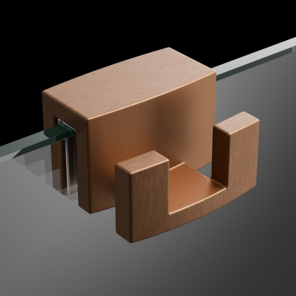 Крючок, Radaway, на стекло душевой кабины, ш 40, цвет-brushed cooper