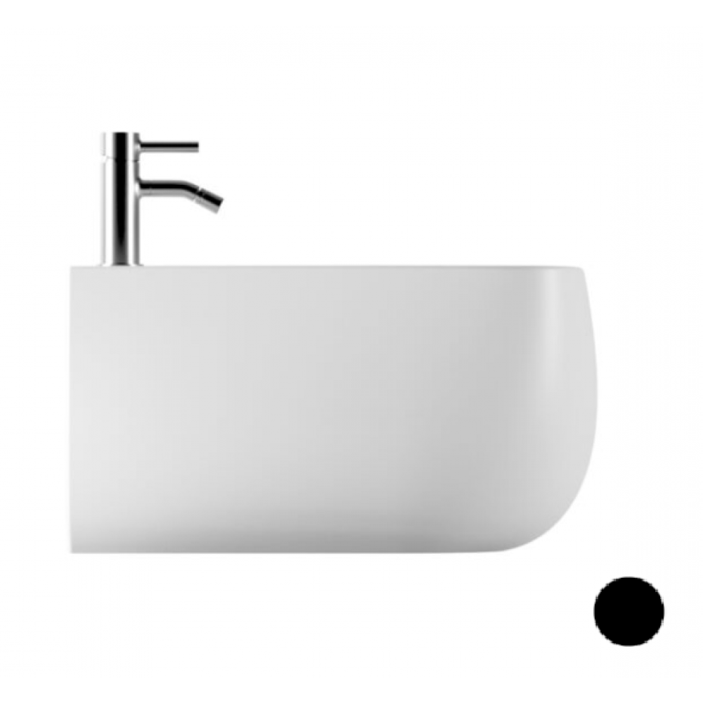 Биде, Alice, NUR, подвесной, шгв 550*450*305, Aliglaze+, цвет-черный матовый