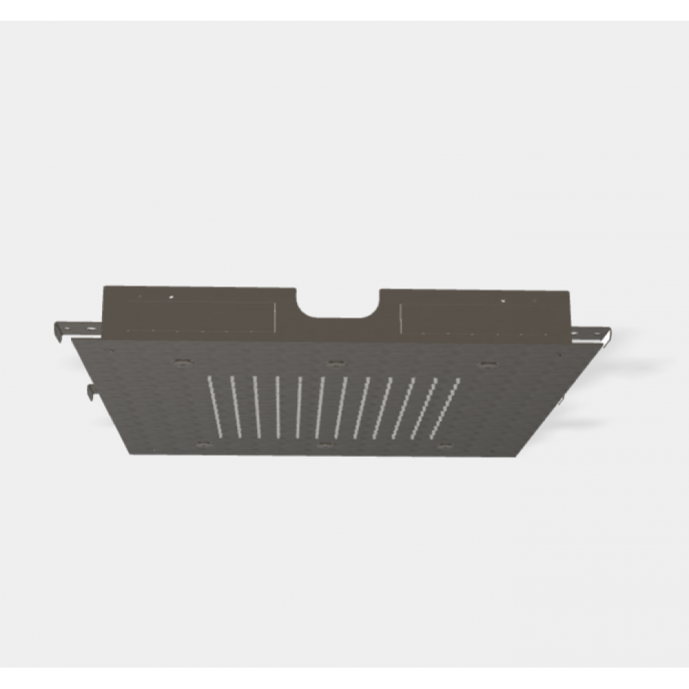 Верхний душ, Fima Carlo Frattini, Showerhead, 500*500, цвет-Brushed Black Chrome