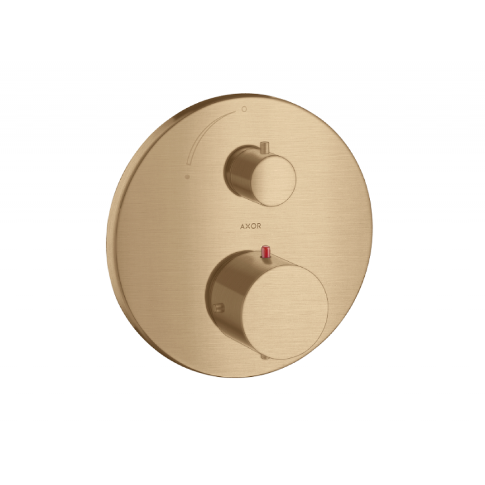 Смеситель для ванны и душа, Hansgrohe, Axor Starck, цвет-шлифованная бронза