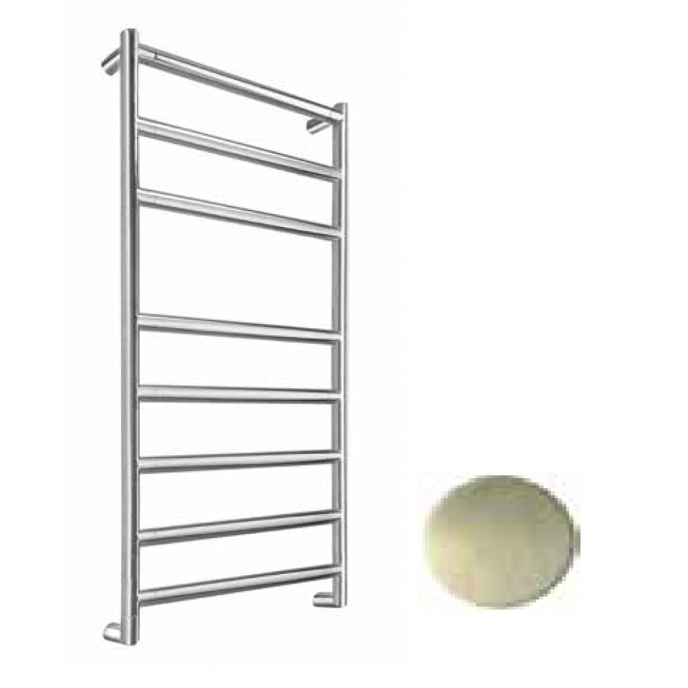 Полотенцесушитель, Margaroli, Sereno, шгв 500*105*1150, Box, цвет-никель брашированный/шлифованный (Brushed Nickel)