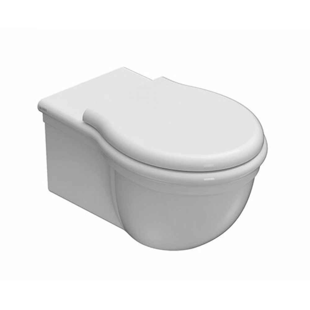 Унитаз, Globo, Paestum, подвесной, шгв 380*570*350, CERASLIDE, BATAFORM, цвет-белый