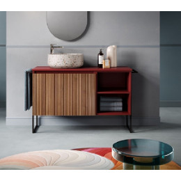 Тумба под раковину, Artceram, Relax, шгв 700*460*500, раковина-необходимо заказать, цвет-bordeaux matt