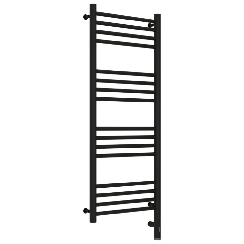 Полотенцесушитель, Сунержа, Богема 3.0, прямая, шгв 432*75*1124, нижнее справа, МЭМ, цвет-черный матовый