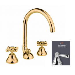 Смеситель для раковины, Nicolazzi, Mac Kinley, цвет-Gold Brass