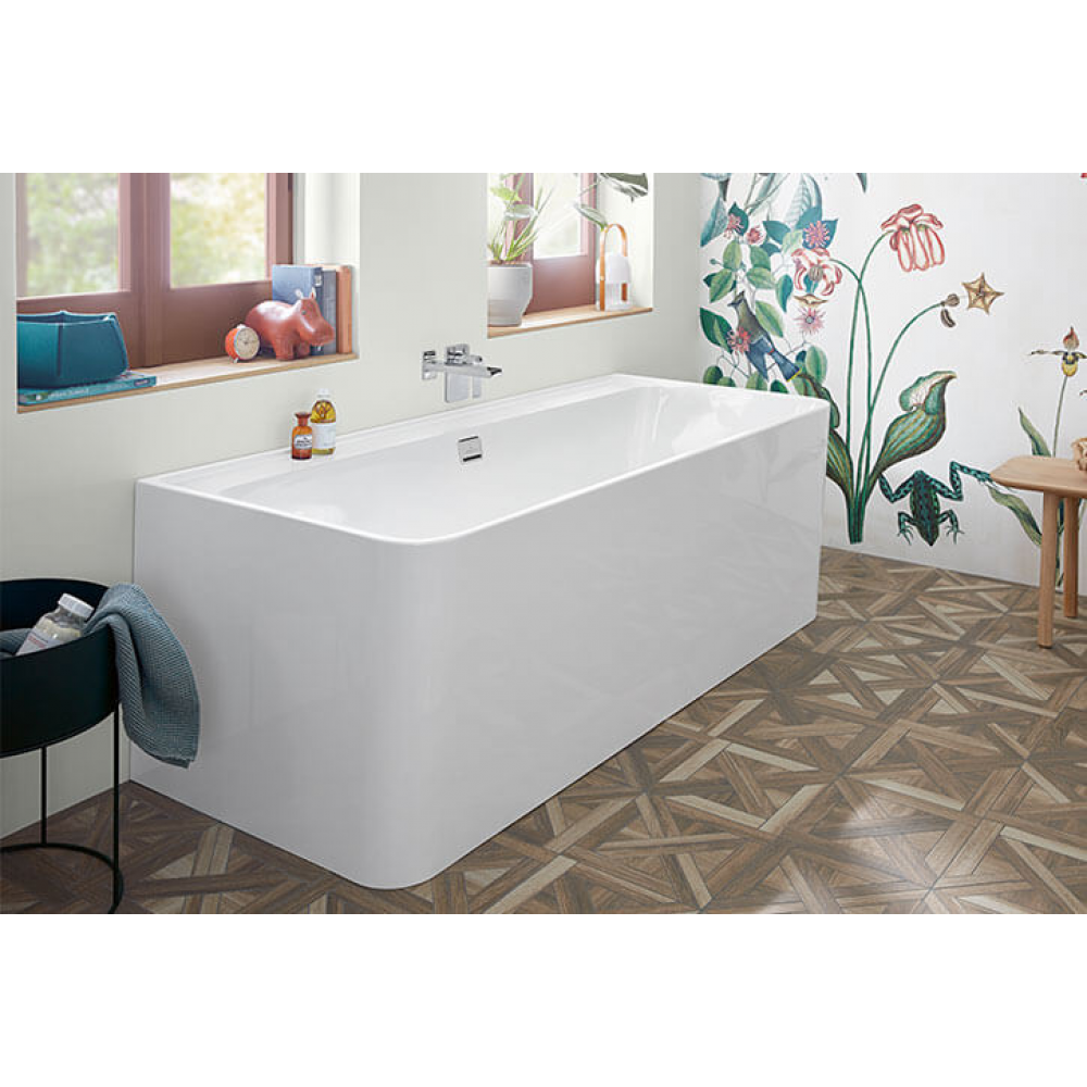 Ванна, Villeroy&Boch, Collaro, шгв 1700*750*470, цвет-альпийский белый/хром