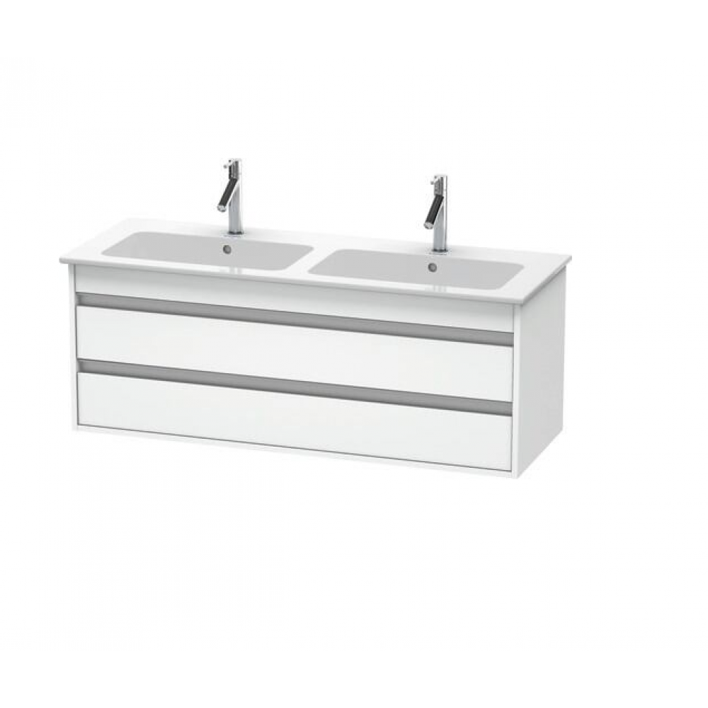 Тумба под раковину, Duravit, Ketho, шгв 1270*475*480, раковина-необходимо заказать, цвет-графит матовый