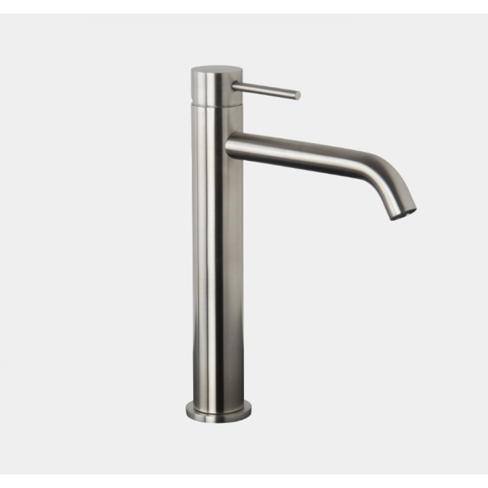 Смеситель для раковины, Fima Carlo Frattini, Spillo Steel, XS, цвет-нержавеющая сталь