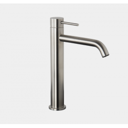 Смеситель для раковины, Fima Carlo Frattini, Spillo Steel, XS, цвет-нержавеющая сталь