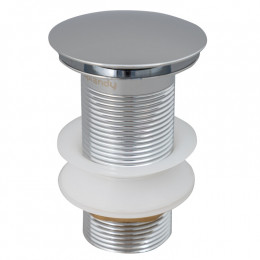 Донный клапан, Splendy, для раковин, без перелива, 1 1/4", цвет-хром