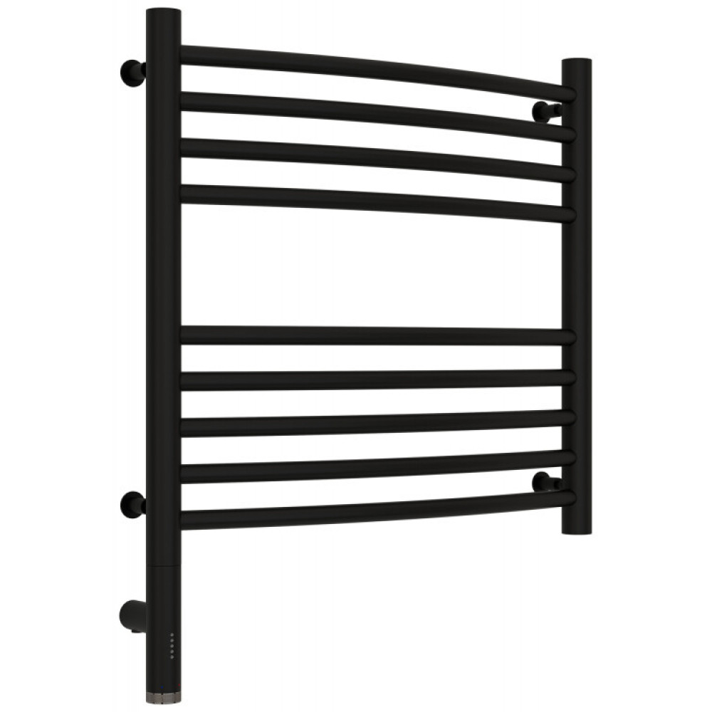 Полотенцесушитель, Сунержа, Богема 3.0, шгв 532*103*632, нижнее слева, МЭМ, цвет-черный матовый