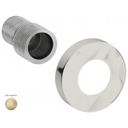 Отражатель, Сунержа, TUBE, с эксцентриком, материал-нержавеющая сталь, цвет-RAL 1035 (жемчужно-бежевый)