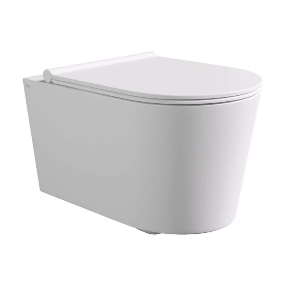 Унитаз, Alice, Form, подвесной, шгв 350*500*375, Aliglaze+, цвет-белый матовый