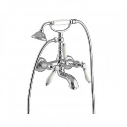 Смеситель для ванны и душа, Fima Carlo Frattini, Herend, цвет-хром