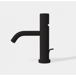 Смеситель для раковины, Fima Carlo Frattini, Spillo Tech, X COLLECTION, цвет-черный матовый