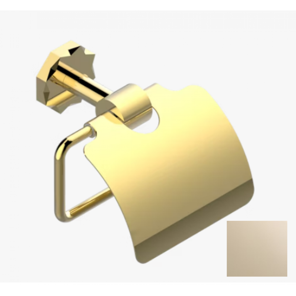 Бумагодержатель, THG, Nihal ivory porcelain, шгв 139*64*75, цвет-золото светлое