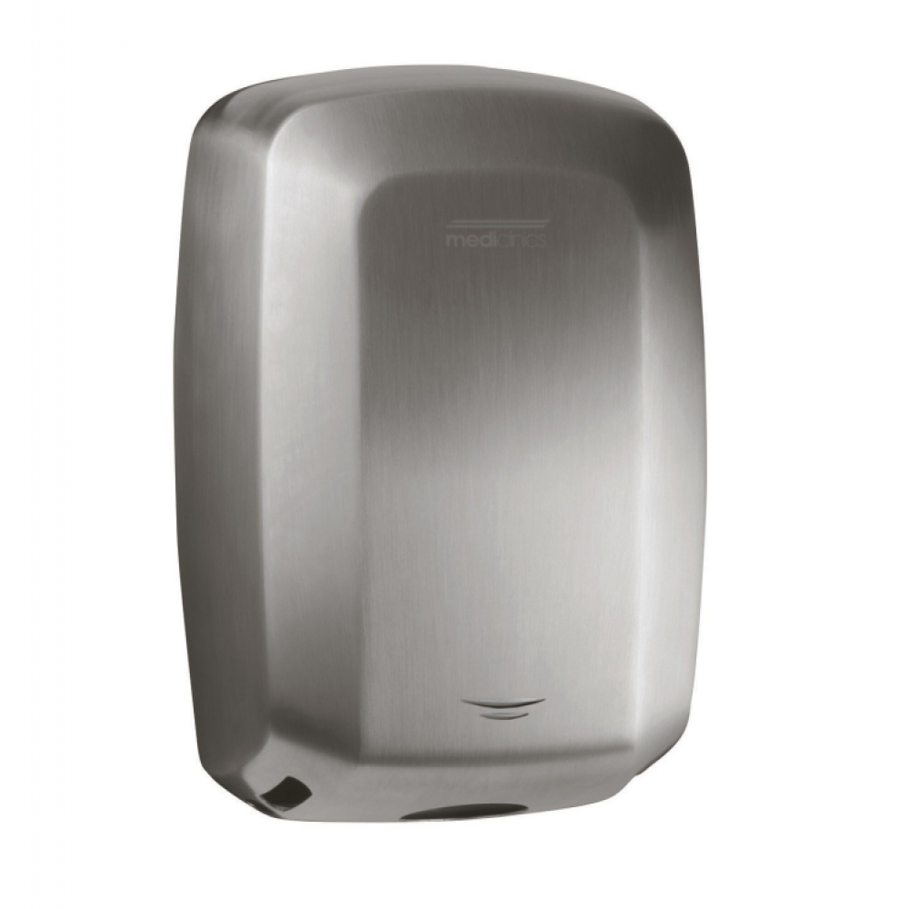 Сушилка для рук, Mediclinics, Machflow Plus M19, шгв 213*170*330, цвет-матовая нержавеющая сталь