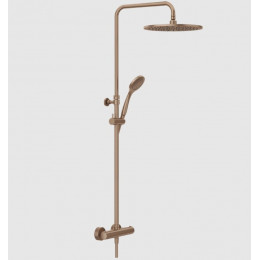 Душевая стойка, Gessi, Minimalistic shower, цвет-Copper Brushed PVD
