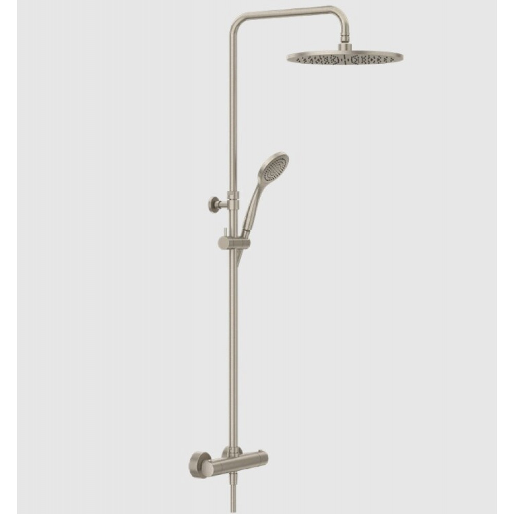 Душевая стойка, Gessi, Minimalistic shower, цвет-Finox Brushed Nickel