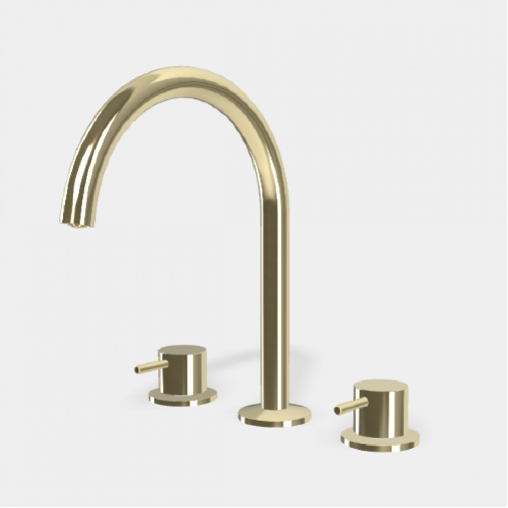 Смеситель для раковины, Fima Carlo Frattini, Spillo Up, цвет-шампань