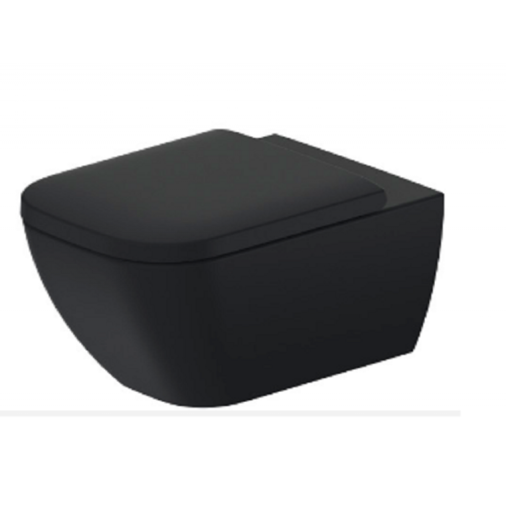 Унитаз, Duravit, Happy D.2, подвесной, шгв 365*540*335, цвет-антрацит/антрацит матовый