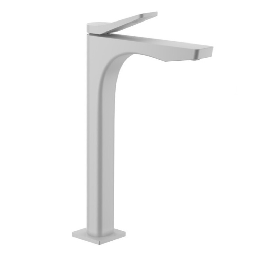 Смеситель для раковины, Gessi, Rilievo, цвет-белый матовый