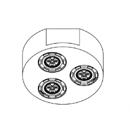 Форсунка, Ritmonio, струя с распылением, цвет-Черная ацетальная смола (Black Acetal Resin)